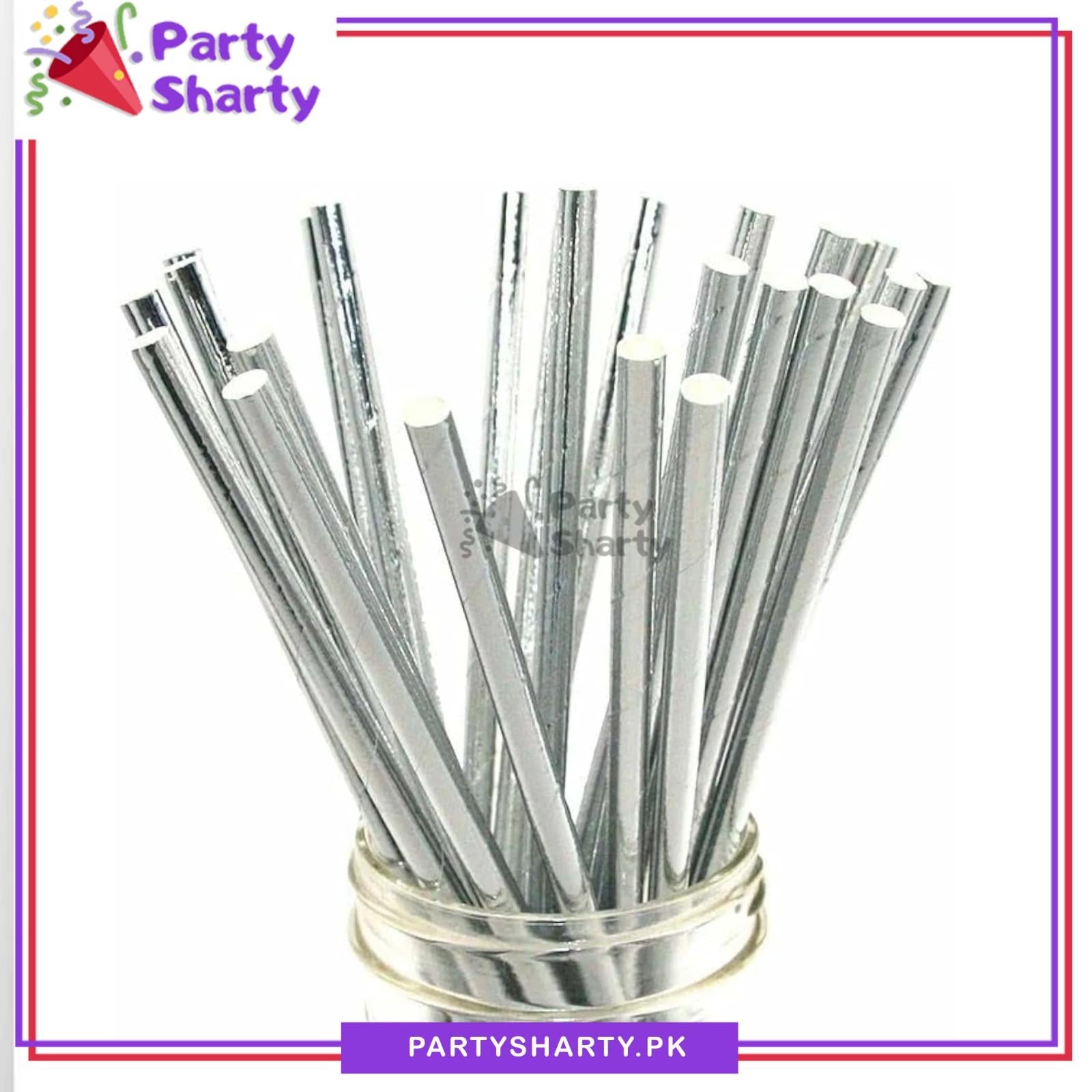 20pcs/Set Paper Straws for Birthday Party Decoration and Celebration