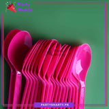 20pcs/set Plastic Spoon For Party Decoration and Celebration