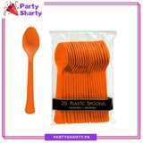 20pcs/set Plastic Spoon For Party Decoration and Celebration