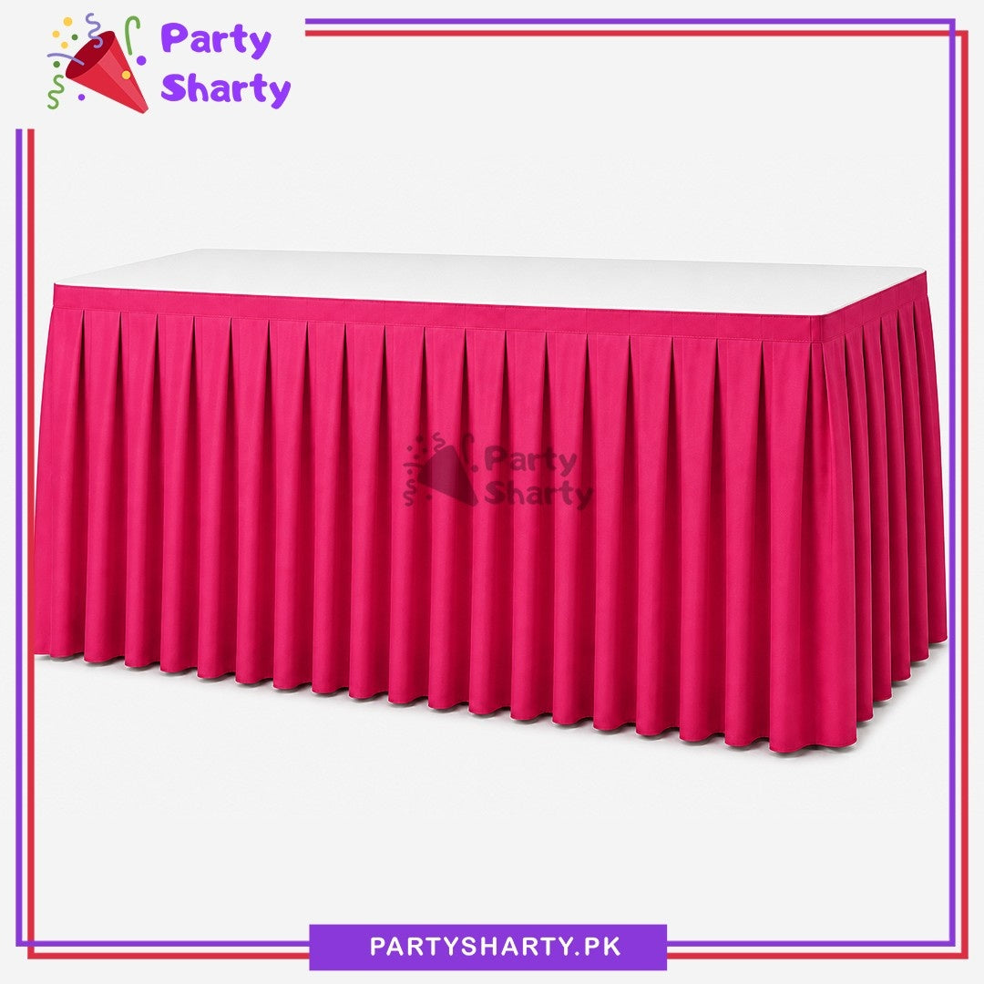 29x168 Inches Table Skirt for Party Table Decoration & Celebrations