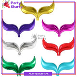 2pcs Mermaid Tail S-shaped Foil Balloon For Mermaid Theme Party Decoration
