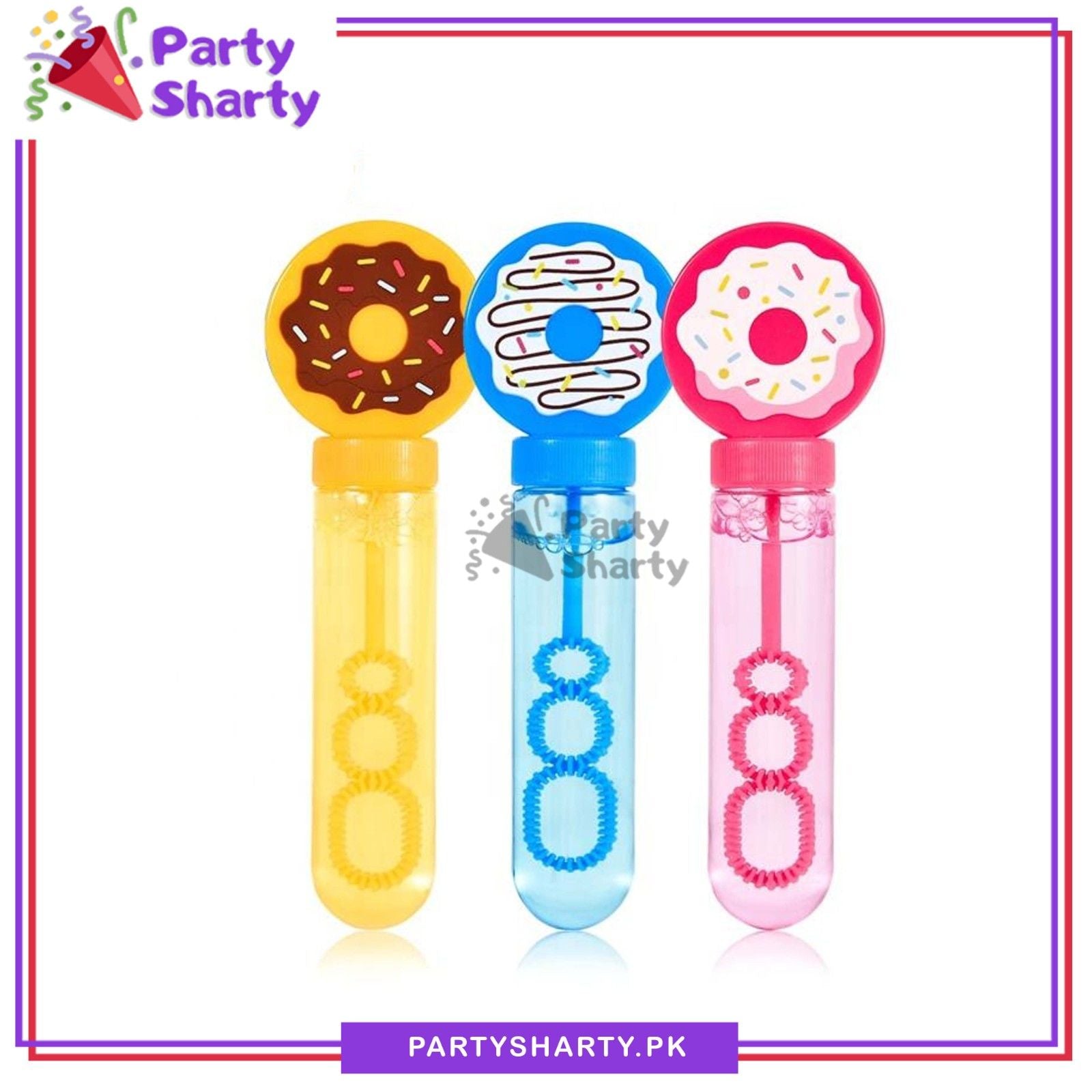1pc Donut Theme Bubble Toys For Donut Theme Birthday Goody Bags Favor Gifts Celebration
