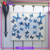 3D Butterfly Wall Sticker For Home & Event Decoration (Pack of 12)