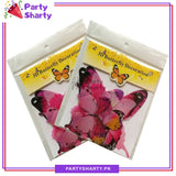 3D Butterfly Wall Sticker For Home & Event Decoration (Pack of 12)