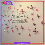 3D Butterfly Wall Sticker For Home & Event Decoration (Pack of 12)
