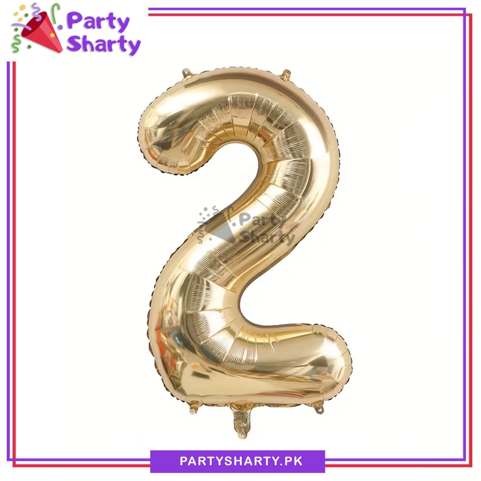 40inches Dull Gold Number Foil Balloon For Party Decoration & Celebration