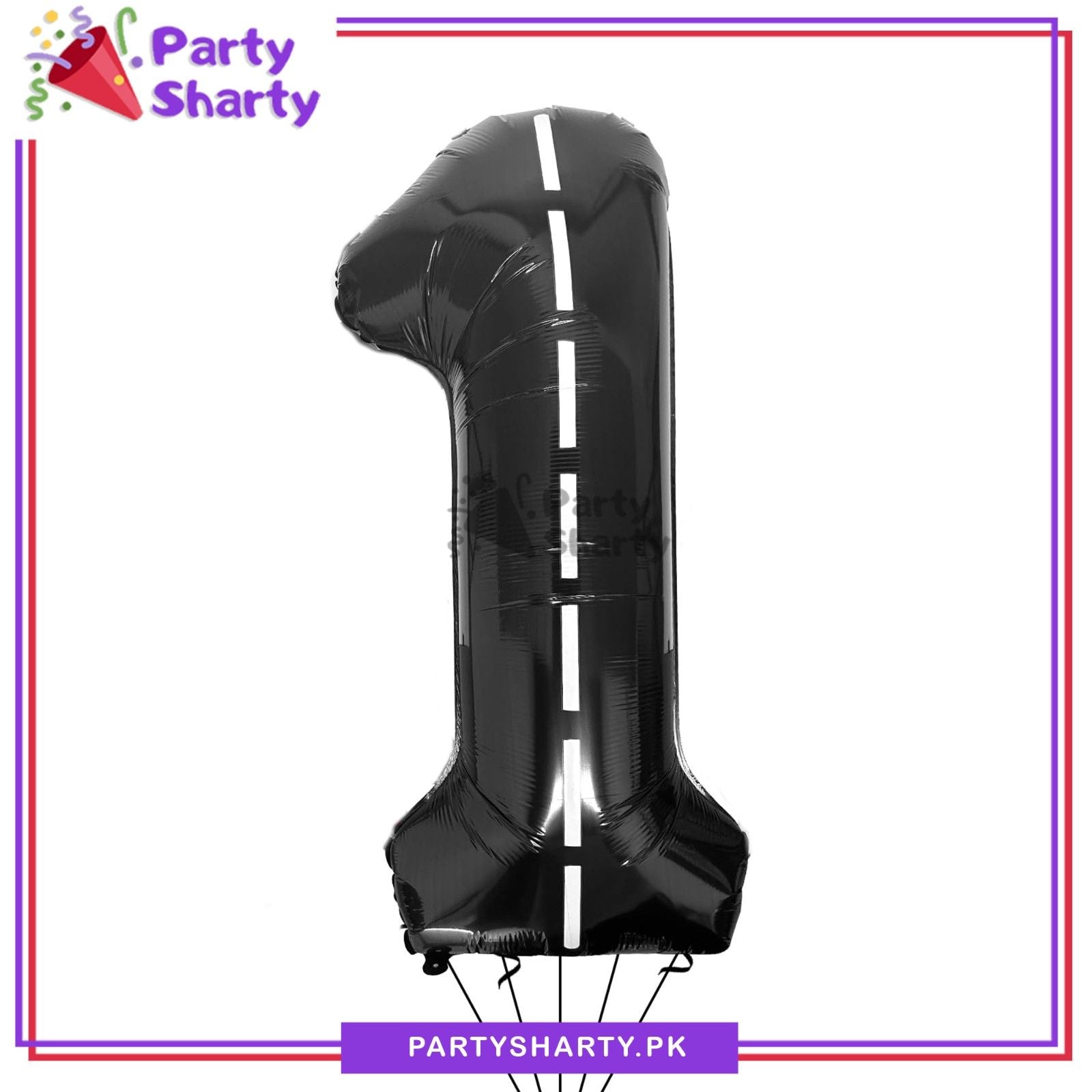 40inches Racing Track Design Number Foil Balloon For Party Decoration & Celebration