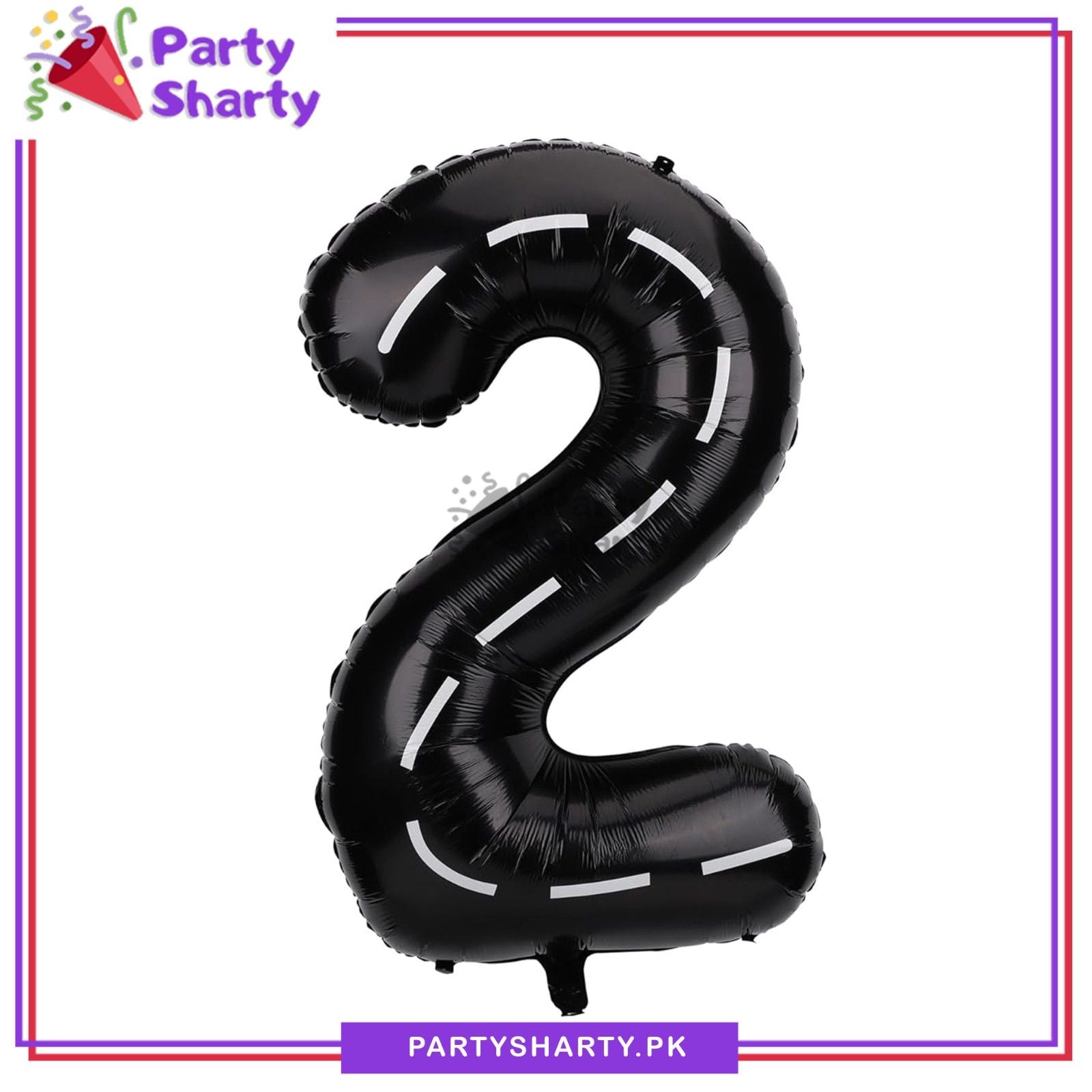 40inches Racing Track Design Number Foil Balloon For Party Decoration & Celebration