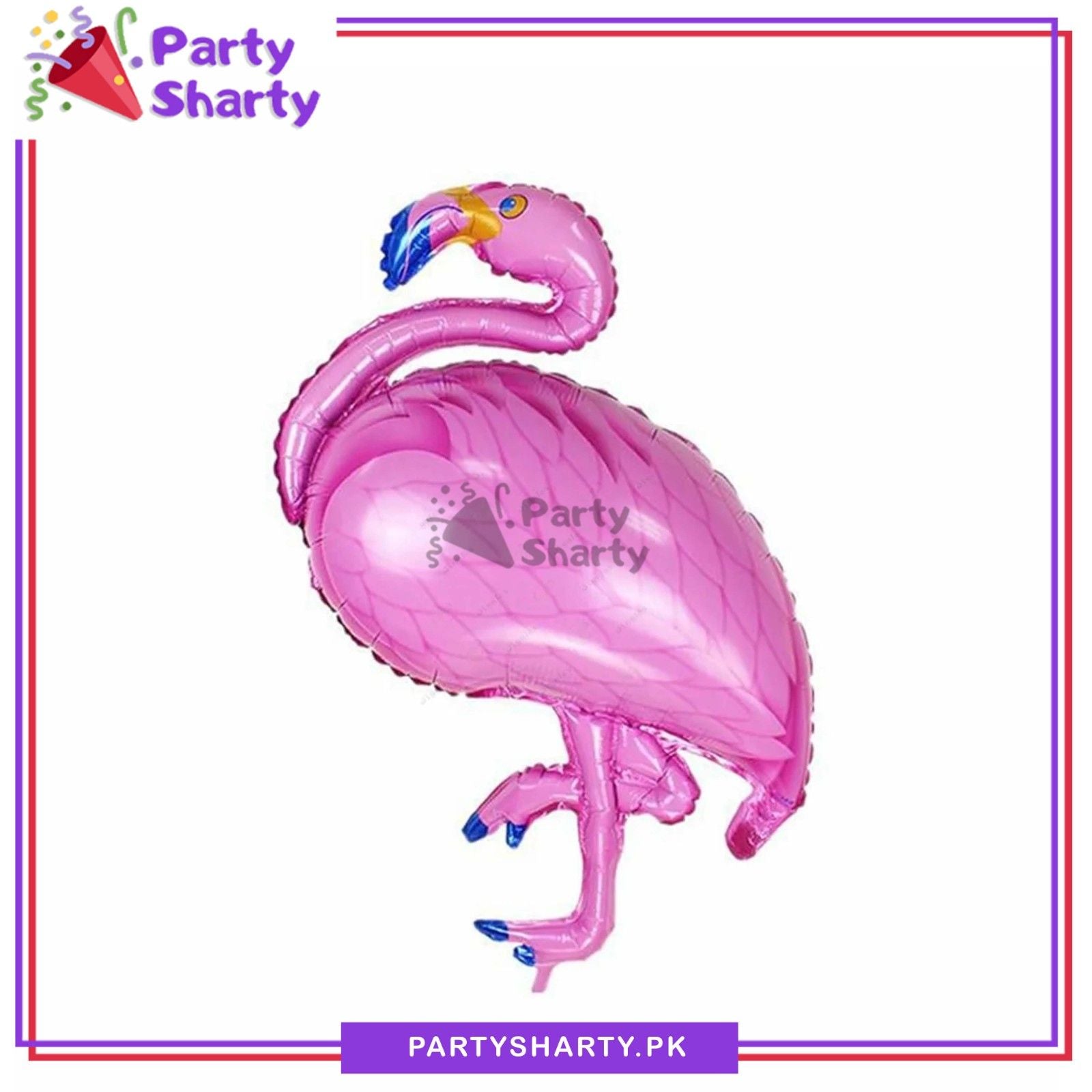 42inches Flamingo Shaped Foil Balloon For Theme Party Decoration & Celebrations
