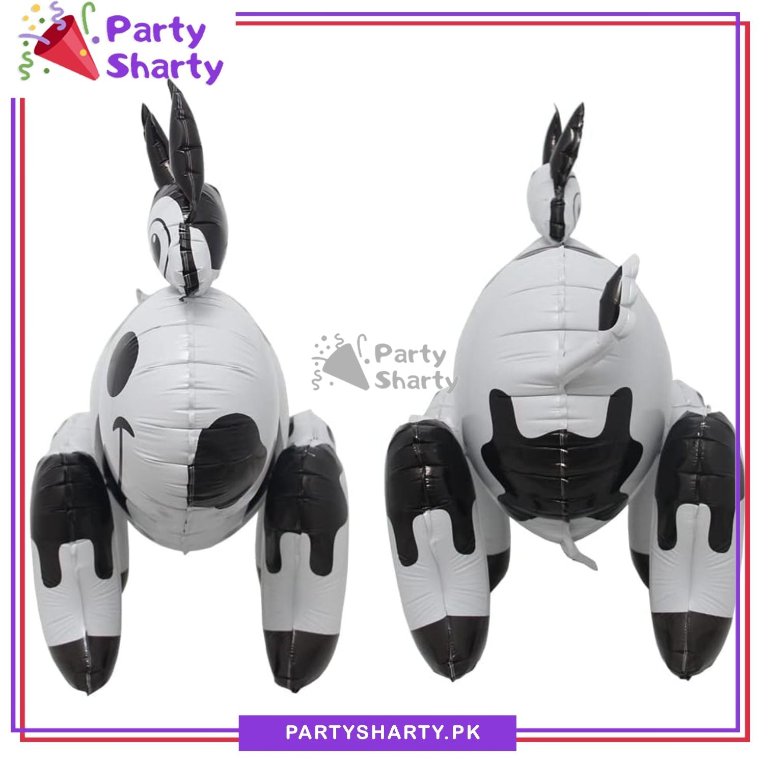 4D Cute Cow Foil Balloons for Farm Animal Theme Birthday Party and Decoration