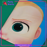 58pcs Silver Scripted Happy Birthday with Boss Baby Theme Set for Theme Based Birthday Decoration & Celebration