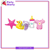 5 in 1 Baby Garland Foil Balloon For Baby Shower, Welcome Baby and Gender Reveal Decoration and Celebration