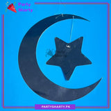 5pcs/Set Moon & Stars Hanging For Ramadan Kareem & Eid Decoration
