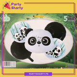 5pcs/set Panda Head Foil Balloons Set For Panda Theme Party Decoration & Celebration