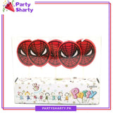 5pcs/set Spiderman Head Shaped Candles / Cupcake Toppers Creative Candles Party Supplies