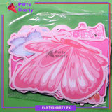 74pcs Happy Birthday Butterfly Theme Set For Butterfly Theme Party Decoration
