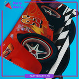62pcs Happy Birthday McQueen Theme Set for Lightning McQueen Birthday Decoration & Celebration