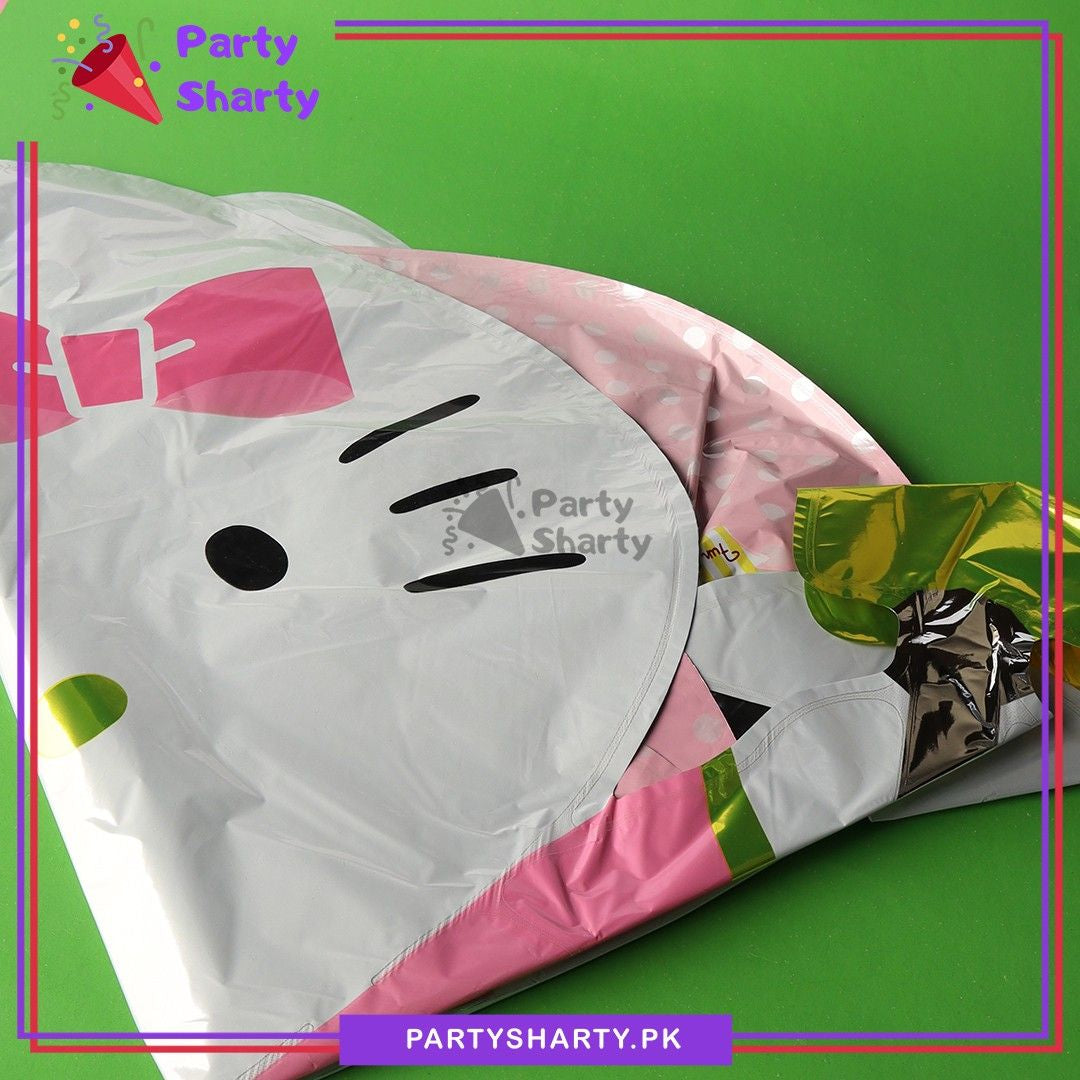 63pcs Happy Birthday Hello Kitty Theme Set For Theme Based Birthday Decoration and Celebration