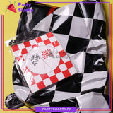 63pcs Happy Birthday Too Fast Tyre Theme Set For Racing Car Themed Party Decoration & Celebration