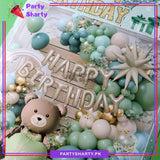 77pcs Happy Birthday Teddy Bear Theme Set For Teddy Bear Birthday Party Decoration