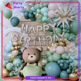 77pcs Happy Birthday Teddy Bear Theme Set For Teddy Bear Birthday Party Decoration