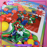 65pcs Super Mario Happy Birthday Theme Set for Theme Based Birthday Decoration and Celebration