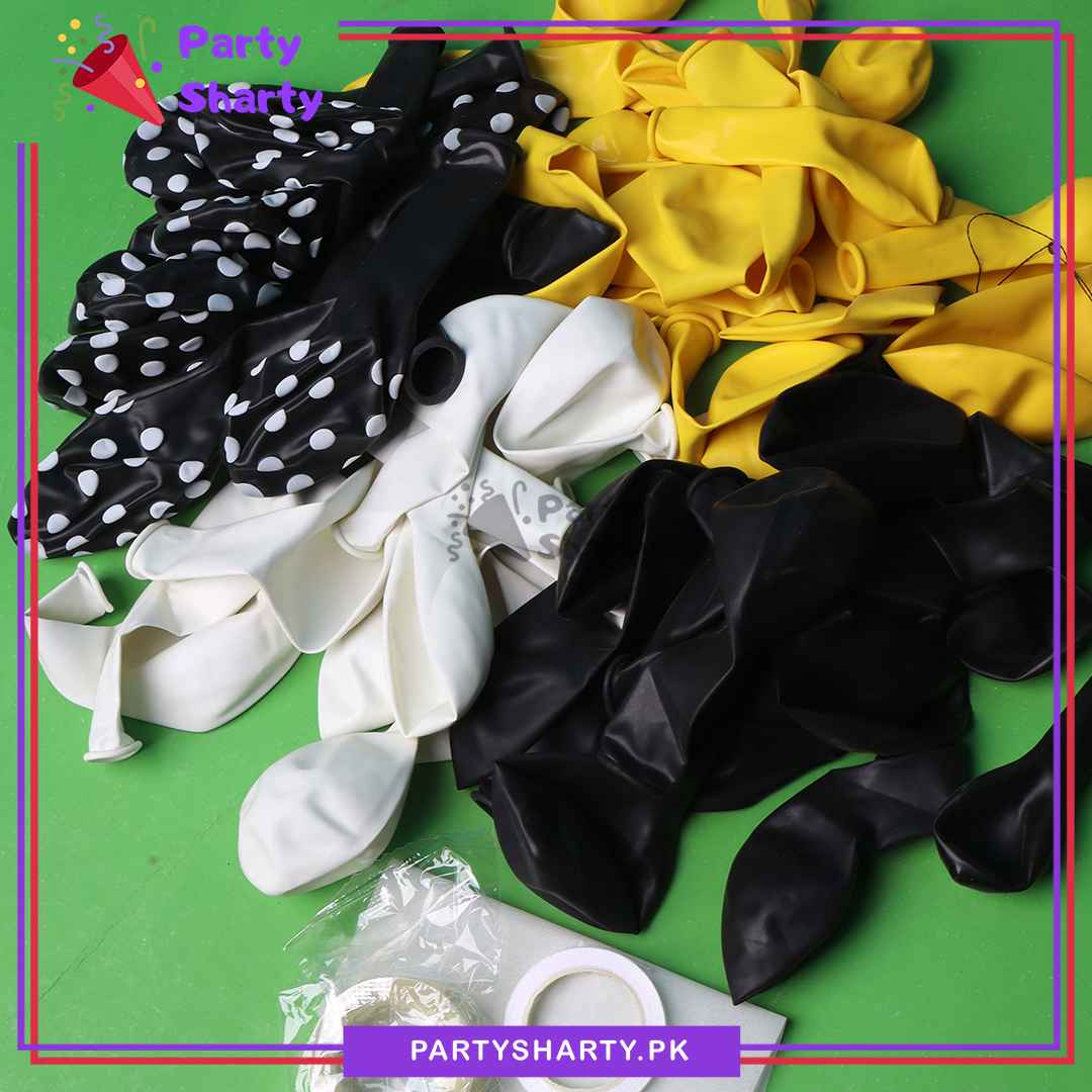 80pcs Happy Birthday Batman Theme Set For Batman Theme Decoration & Party Celebrations