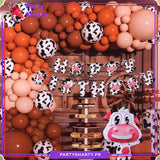 68pcs Happy Birthday Cow Theme Set For Farm Animal Themed Party Decoration & Celebration