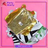 69pcs Happy Birthday Golden with Zebra Foil Balloon Set For Jungle / Safari Theme Decoration