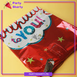 70pcs Happy Birthday Red, Black & White Theme Set for Birthday Theme Based Decoration & Celebration