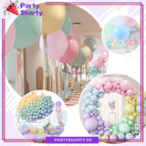 70pcs Rainbow Pastel Color Balloon Garland Kit For Birthday Party and Event Decoration