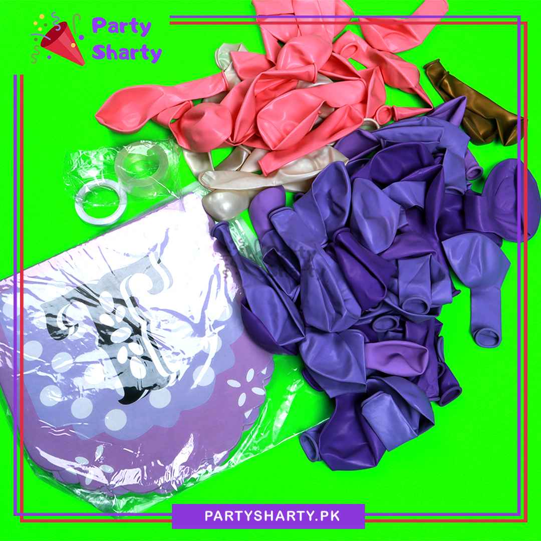 71pcs Happy Birthday Sofia Theme Set For Theme Based Birthday Decoration and Celebration