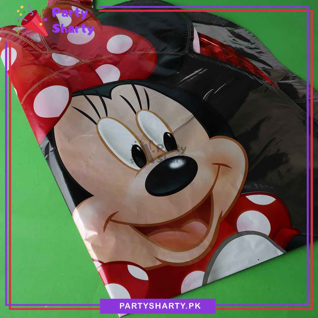 73pcs Happy Birthday Minnie Mouse Red, Pink & Black Theme Set for Theme Based Birthday Decoration and Celebration