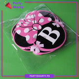 73pcs Happy Birthday Minnie Mouse Red, Pink & Black Theme Set for Theme Based Birthday Decoration and Celebration