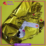 77pcs Happy Birthday Golden with Pink & White Cow Theme Set For Farm Animal Themed Party Decoration & Celebration