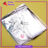 81pcs Silver Happy Birthday Foil Banner with Silver, Pink & Purple Balloon Garland Set For Princess Theme Birthday Decoration