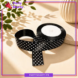 Polka Dot Printed Ribbon For Party Gift Decoration