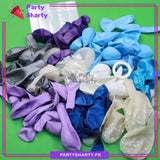 80pcs Happy Birthday Frozen Elsa Theme Set For Theme Based Birthday Decoration and Celebration