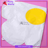 80pcs Lake Blue, Haze Grey, Pink & Golden Metallic With Daisy Flower Foil Balloons Set for Theme Party Decoration