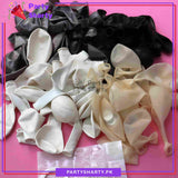 82pcs Happy Birthday Silver, White and Black Theme Set For Birthday Party Decorations and Celebration
