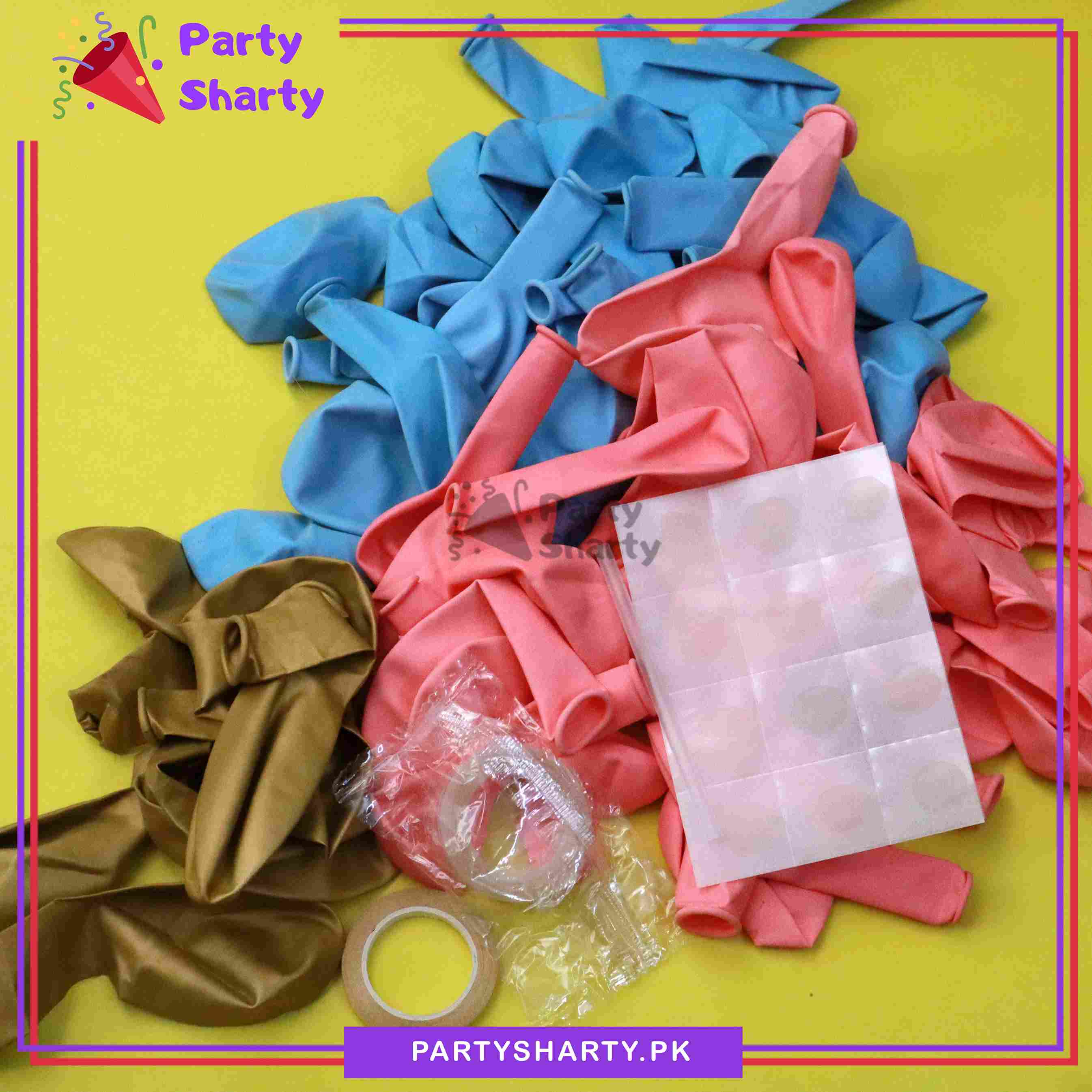 83pcs Girl or Boy with Stylish Baby Cart Foil Balloons Theme Set For Gender Reveal Theme Decoration & Celebration