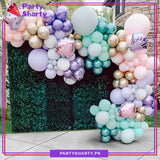 JLH 95pcs Mermaid Theme Balloon Garland Set For Birthday Decoration and Party Celebrations