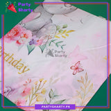 100pcs Baby Girl First Birthday Elephant Theme Set For Birthday Party Decoration and Celebration