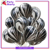Marble / Agate Balloons Tie Dye Latex Balloons Multi Colors Marble Tie Dye Swirl Party Balloons For Party Decoration and Celebration