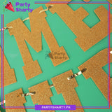 AMEEN MUBARAK Glitter Foamic Banner For Ameen Mubarak Theme Decoration and Celebration