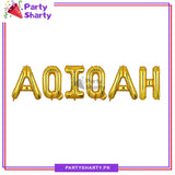 Aqiqah Foil Balloon Set For Aqiqah Mubarak Party Decoration and Celebrations