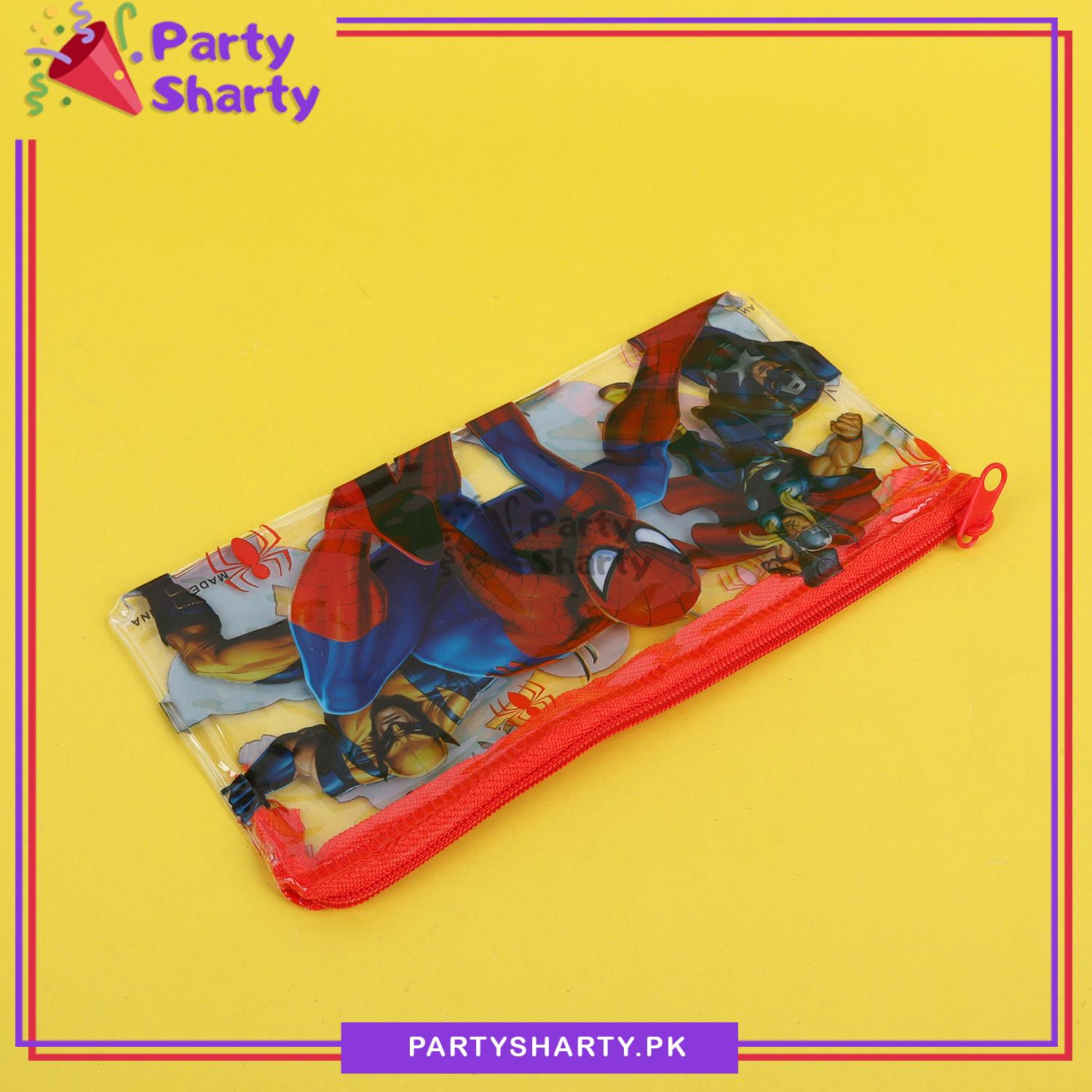 Small Spiderman Theme Character Pouch for Birthday Gift and School Going Kids