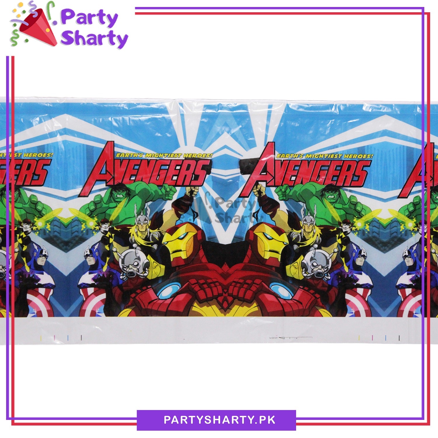 Avengers Super Hero's Theme Table Cover for Theme Based Party and Decoration