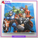 Avenger Theme Paper Napkins For Super Hero Birthday Theme Party and Decoration