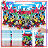 D-2 Avengers Theme Goody Bags Pack of 10 For Avenger Theme Party Decoration and Celebration